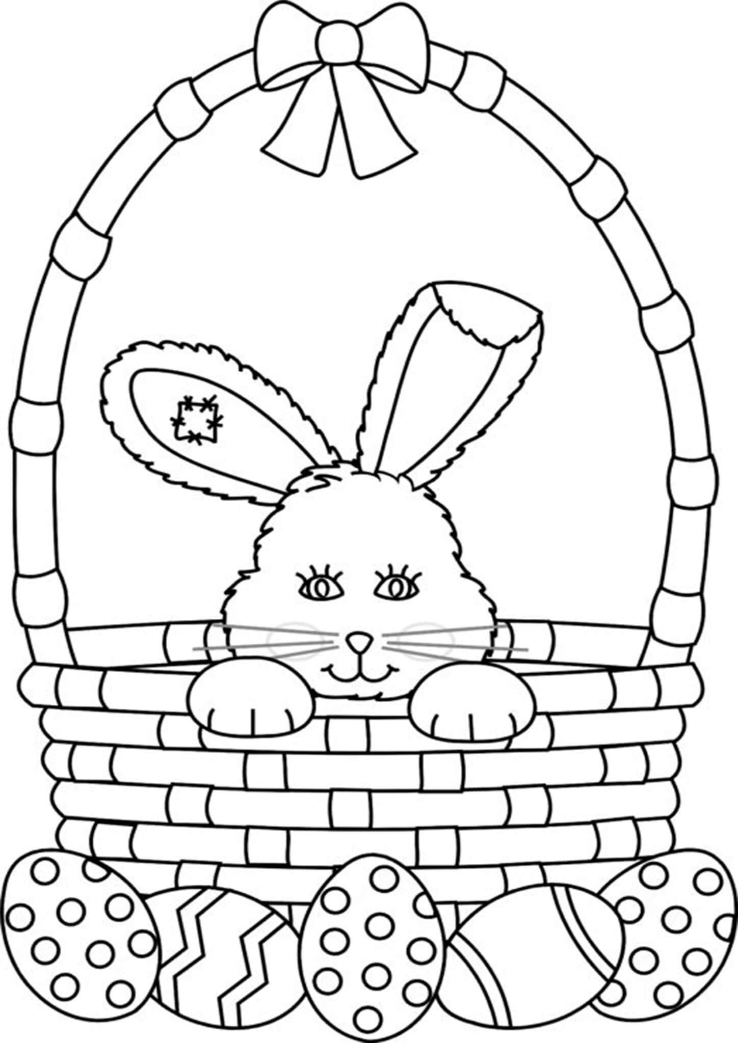 Free & Easy To Print Easter Coloring Pages   Tulamama