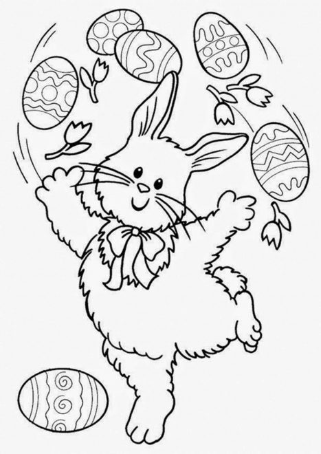 Free & Easy To Print Easter Coloring Pages - Tulamama