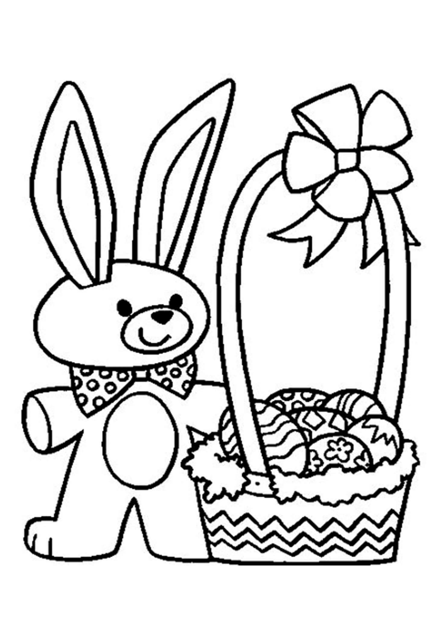 Free & Easy To Print Easter Coloring Pages - Tulamama