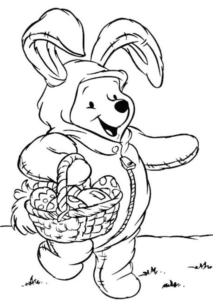 printable disney easter coloring pages