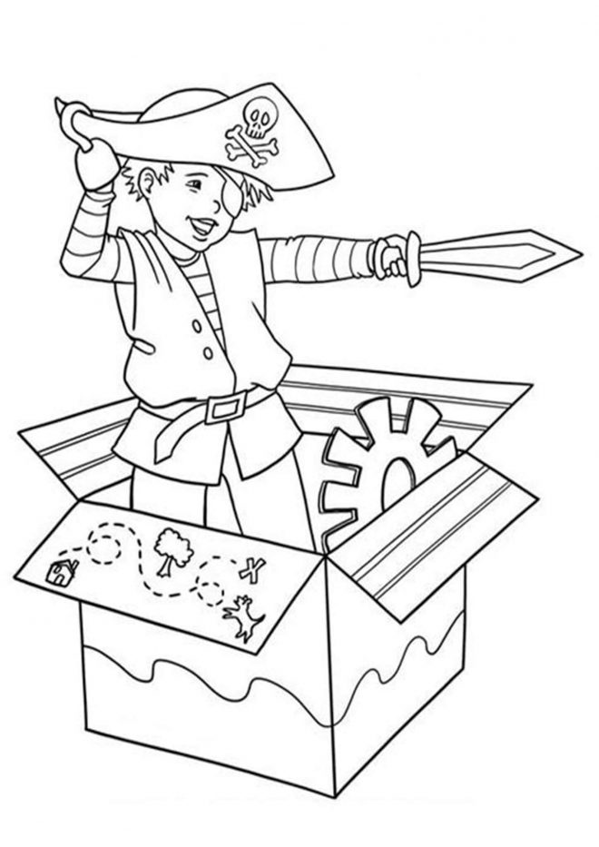 Free & Easy To Print Pirate Coloring Pages - Tulamama