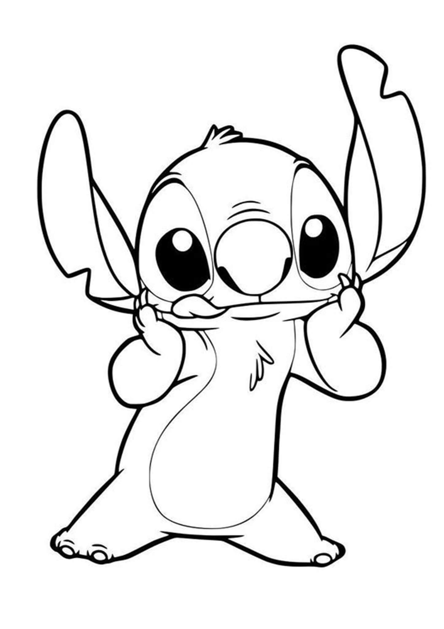 Free Easy To Print Stitch Coloring Pages Tulamama