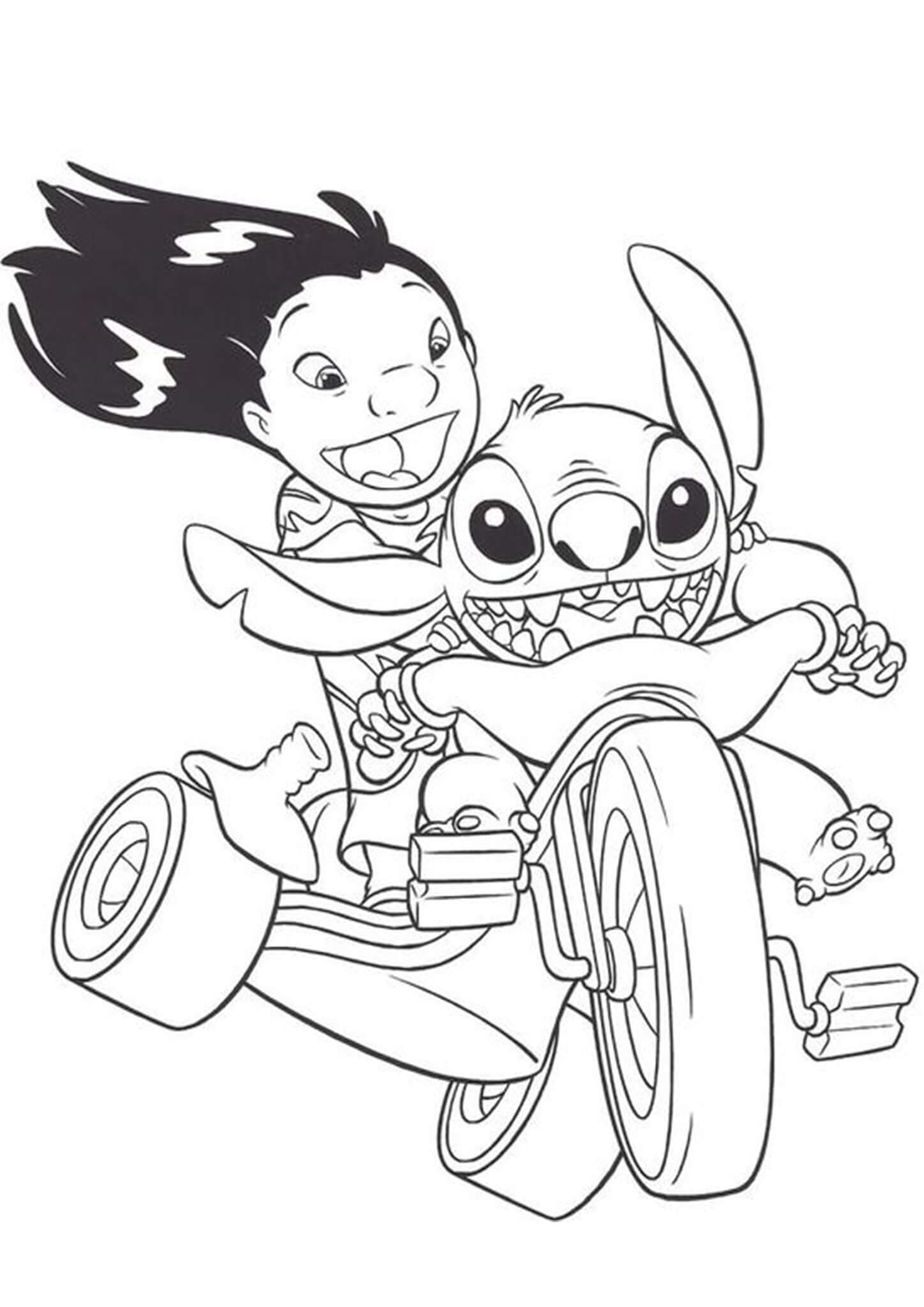 Stitch Colouring In Sheets 20 Free Stitch Coloring Pages Printable