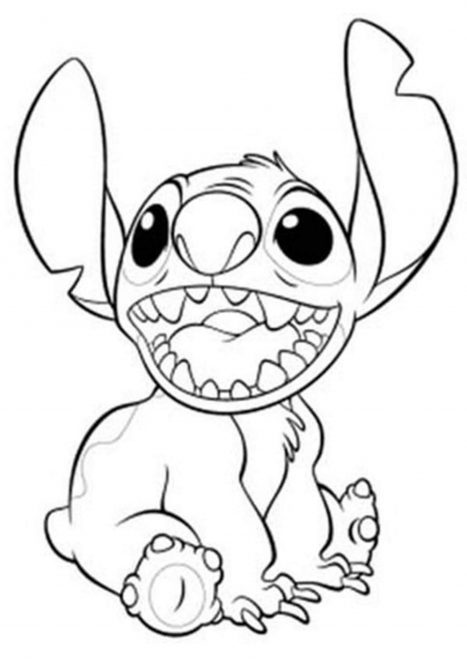 Free & Easy To Print Stitch Coloring Pages - Tulamama