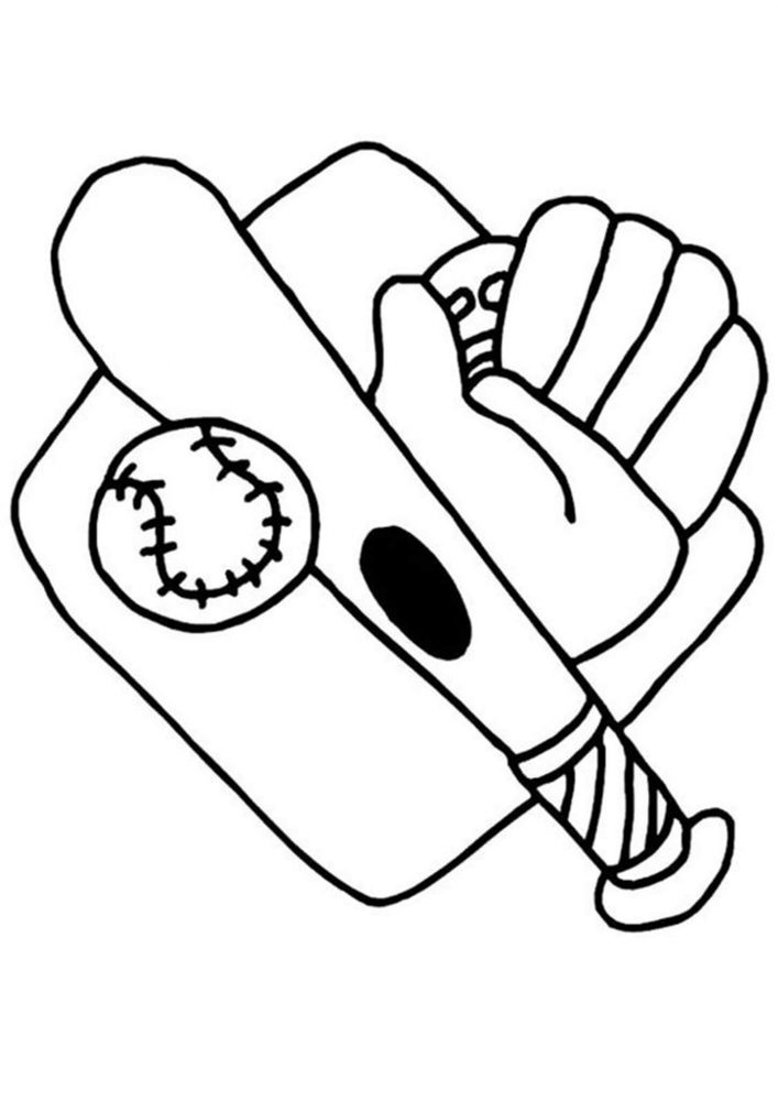 free easy to print baseball coloring pages tulamama
