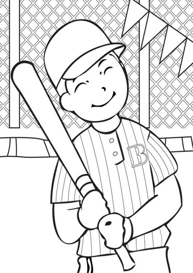 Free Easy To Print Baseball Coloring Pages Tulamama Free Easy To Print Baseball Coloring Pages Tulamama