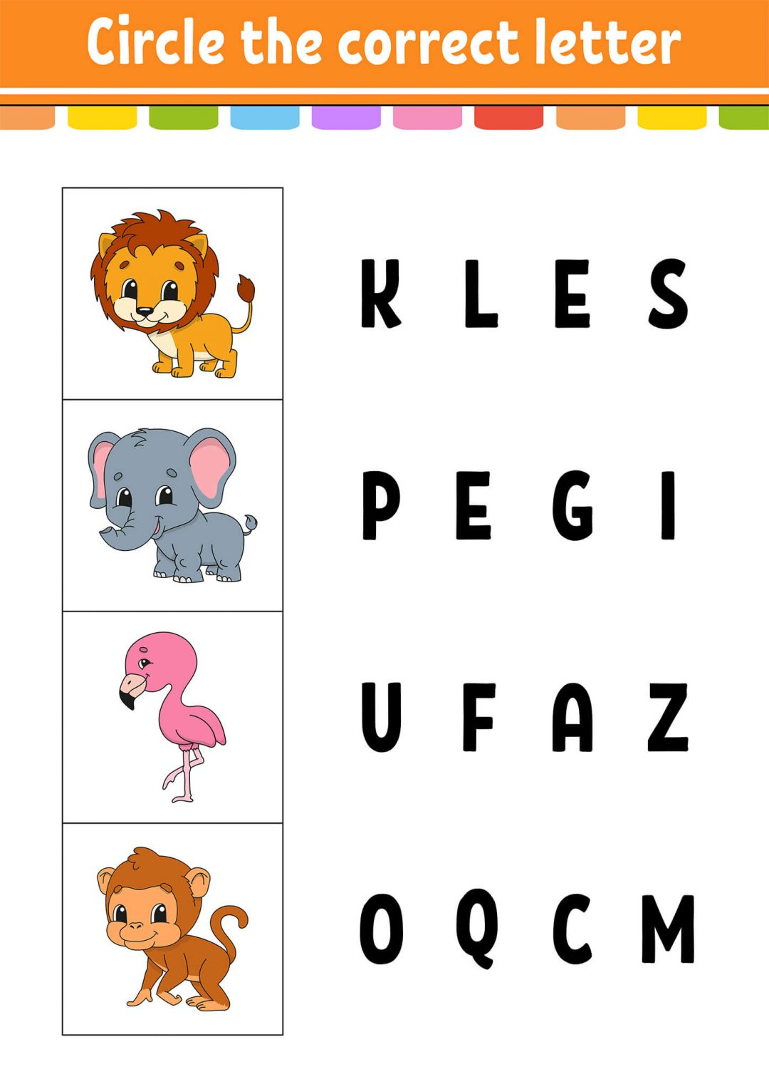 Free Printable Letter Matching Worksheets - Tulamama