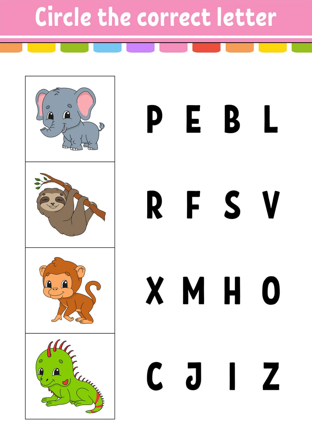 Free Printable Letter Matching Worksheets - Tulamama