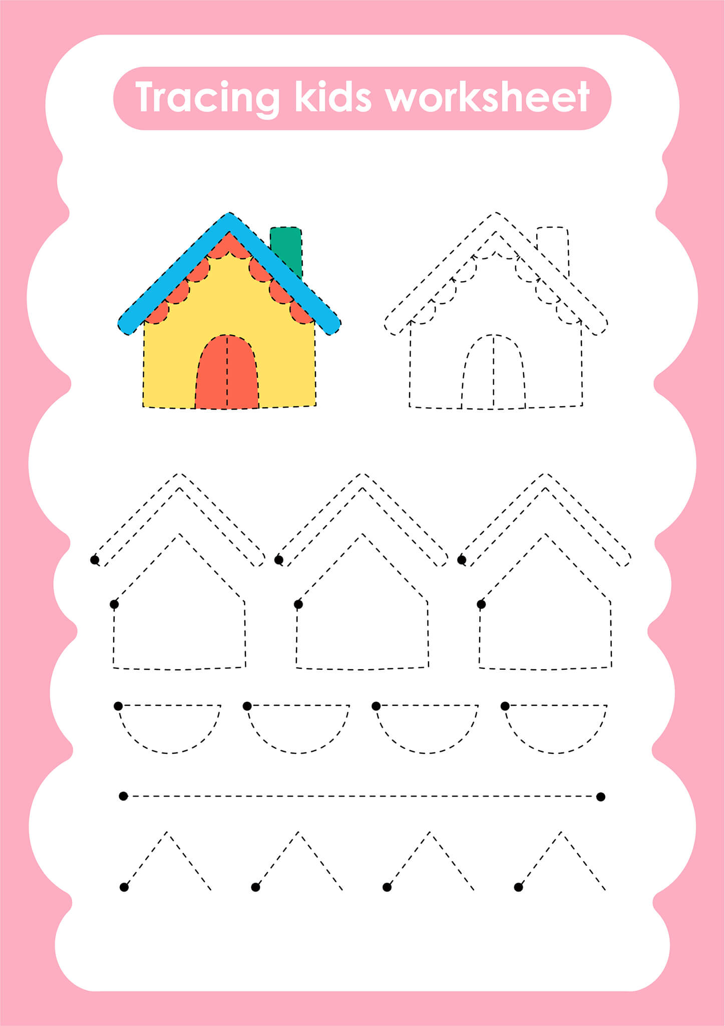 Free And Easy To Print Tracing Lines Worksheets - Tulamama