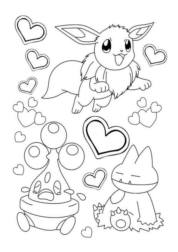 Print pokemon eevee evolutions list coloring pages  Pokemon coloring  sheets, Pokemon coloring pages, Free coloring pages