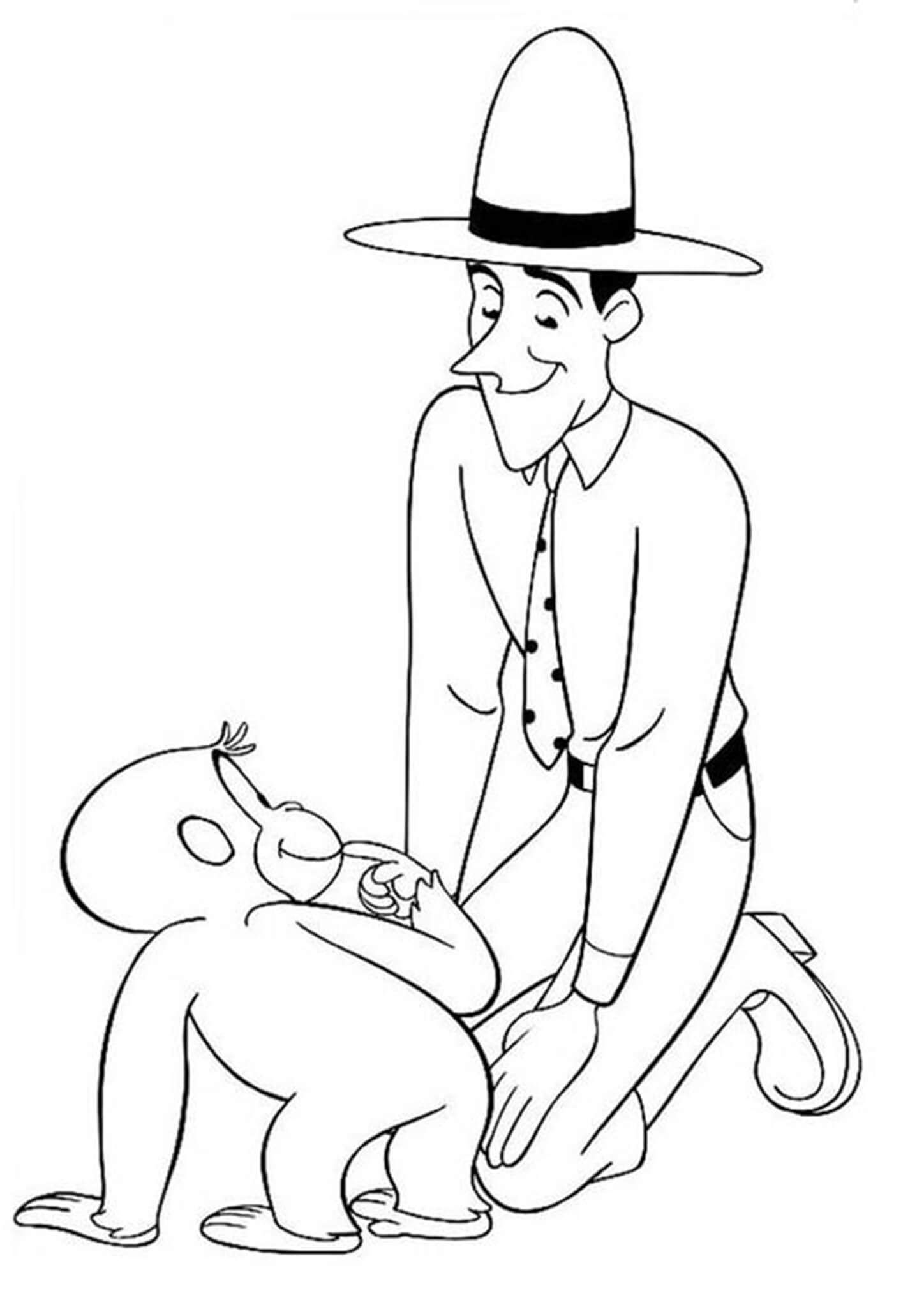 Free & Easy To Print Curious George Coloring Pages - Tulamama