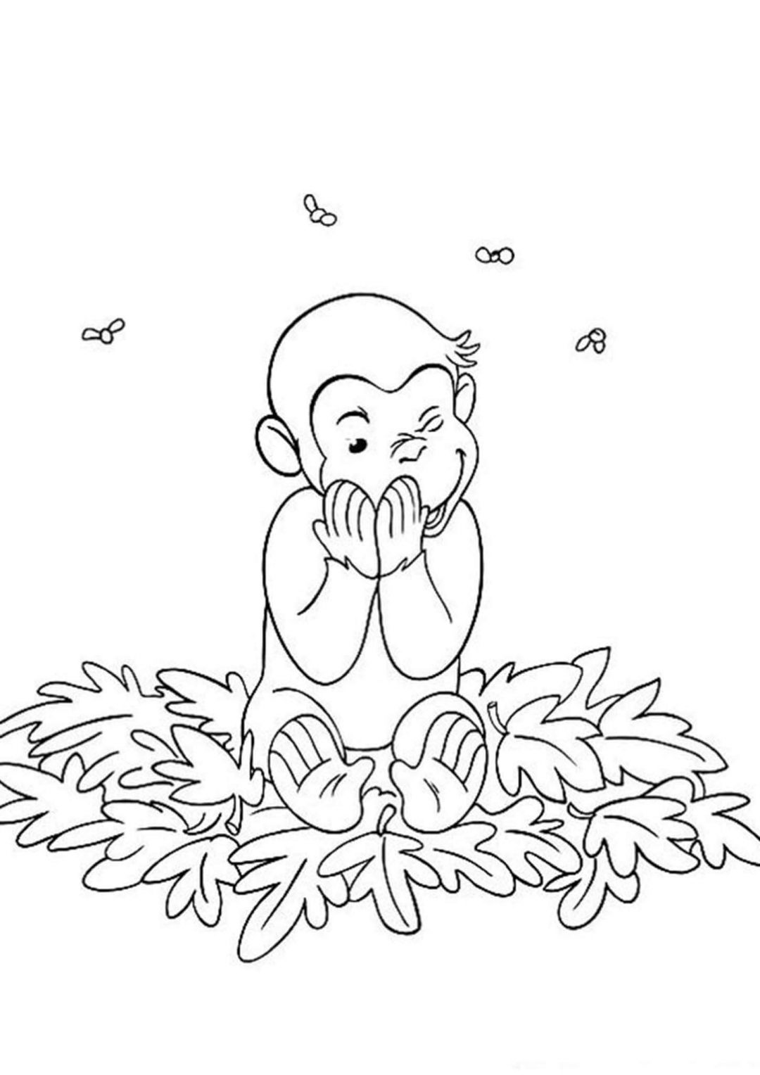 Free & Easy To Print Curious George Coloring Pages - Tulamama