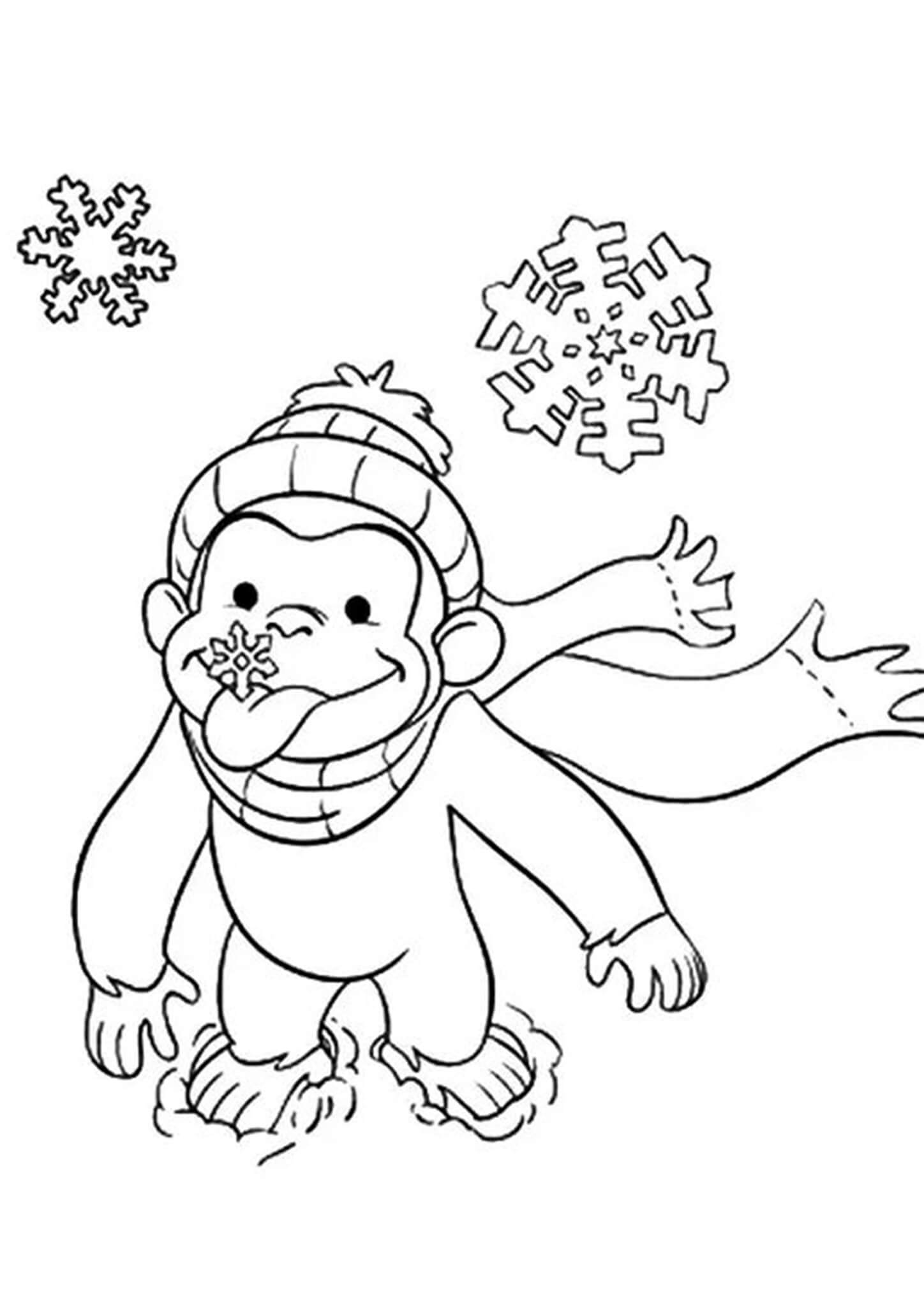 Free & Easy To Print Curious George Coloring Pages - Tulamama
