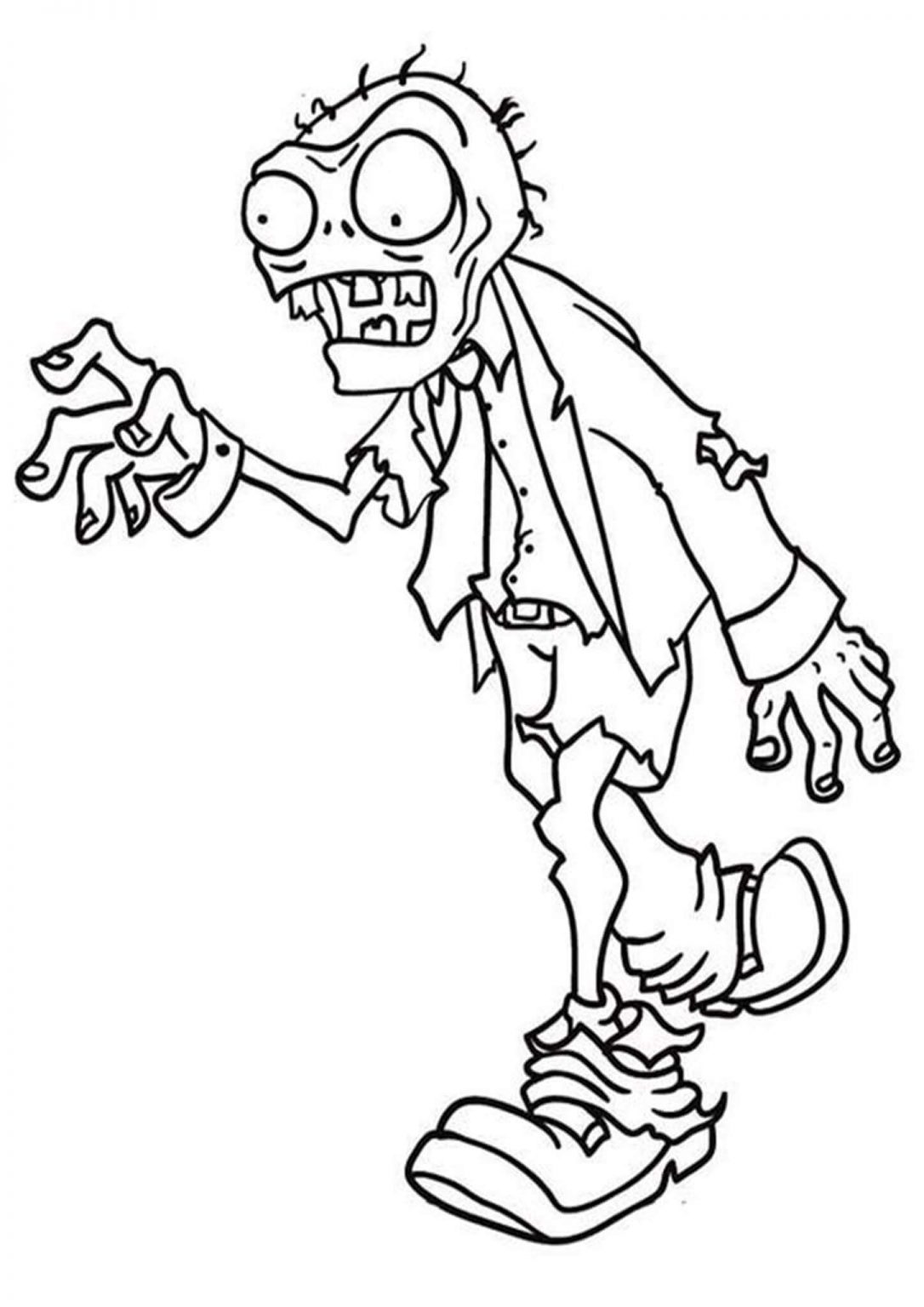 Plants Vs Zombies Coloring Pages For Kids