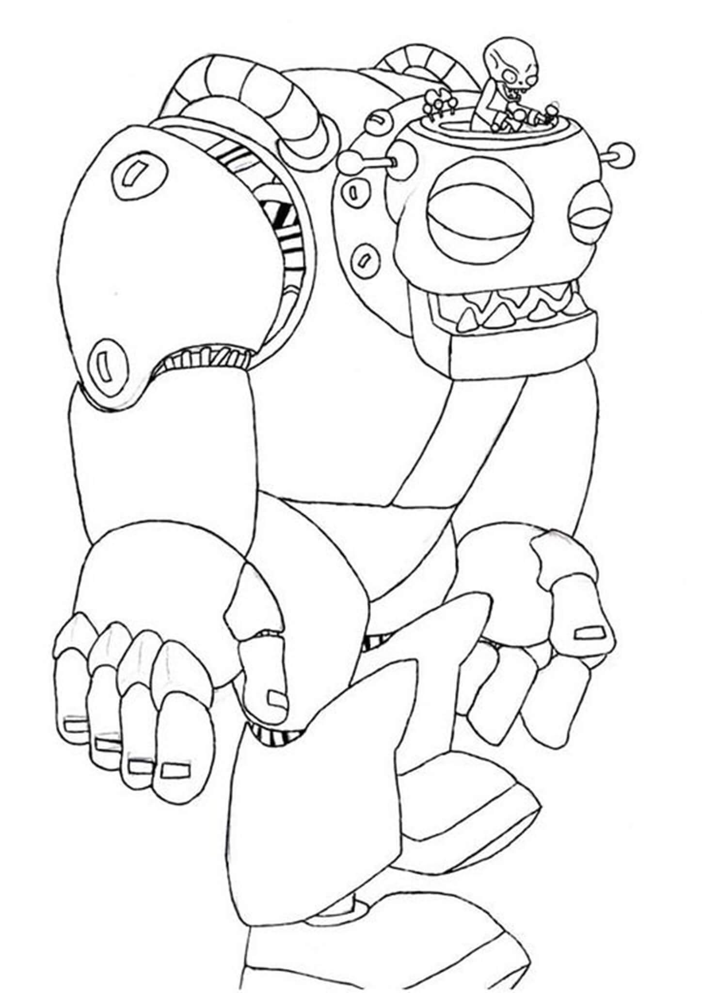 Free Easy To Print Plants Vs Zombies Coloring Pages Tulamama
