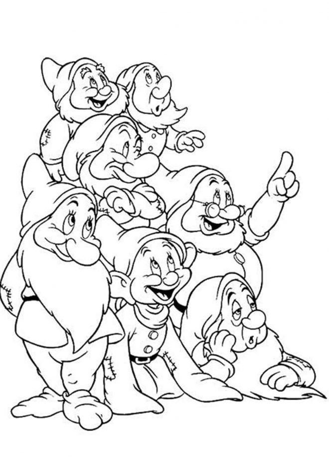 Free & Easy To Print Snow White Coloring Pages - Tulamama