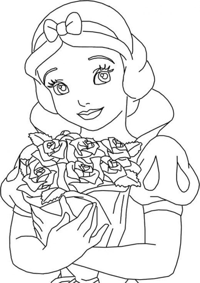 Free & Easy To Print Snow White Coloring Pages - Tulamama