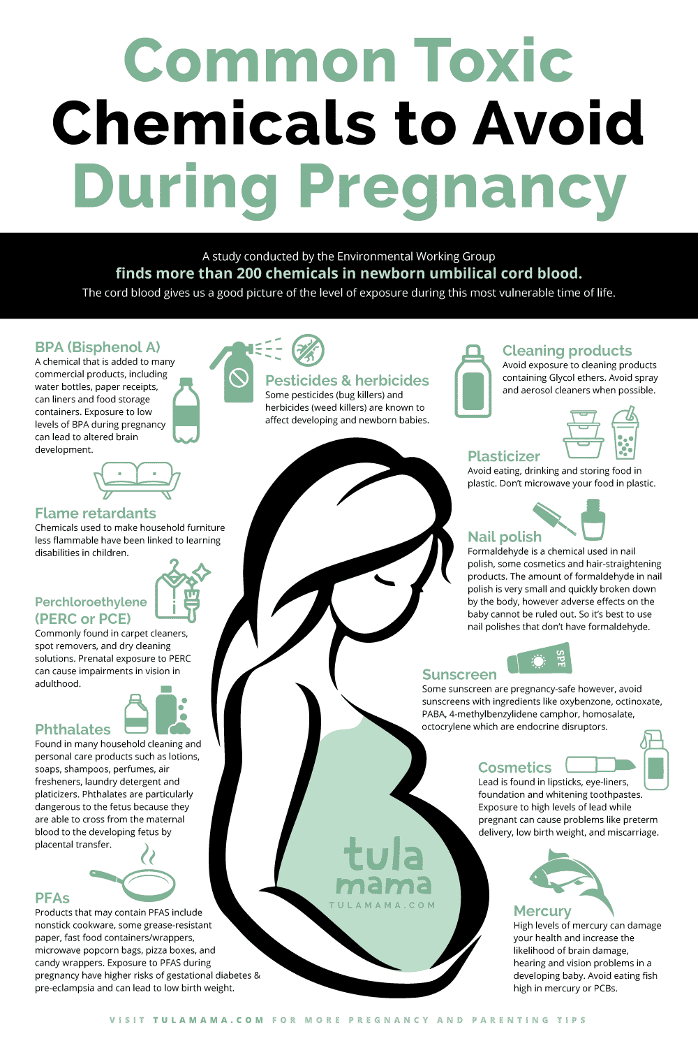 Toxic Chemicals To Avoid During Pregnancy - Tulamama