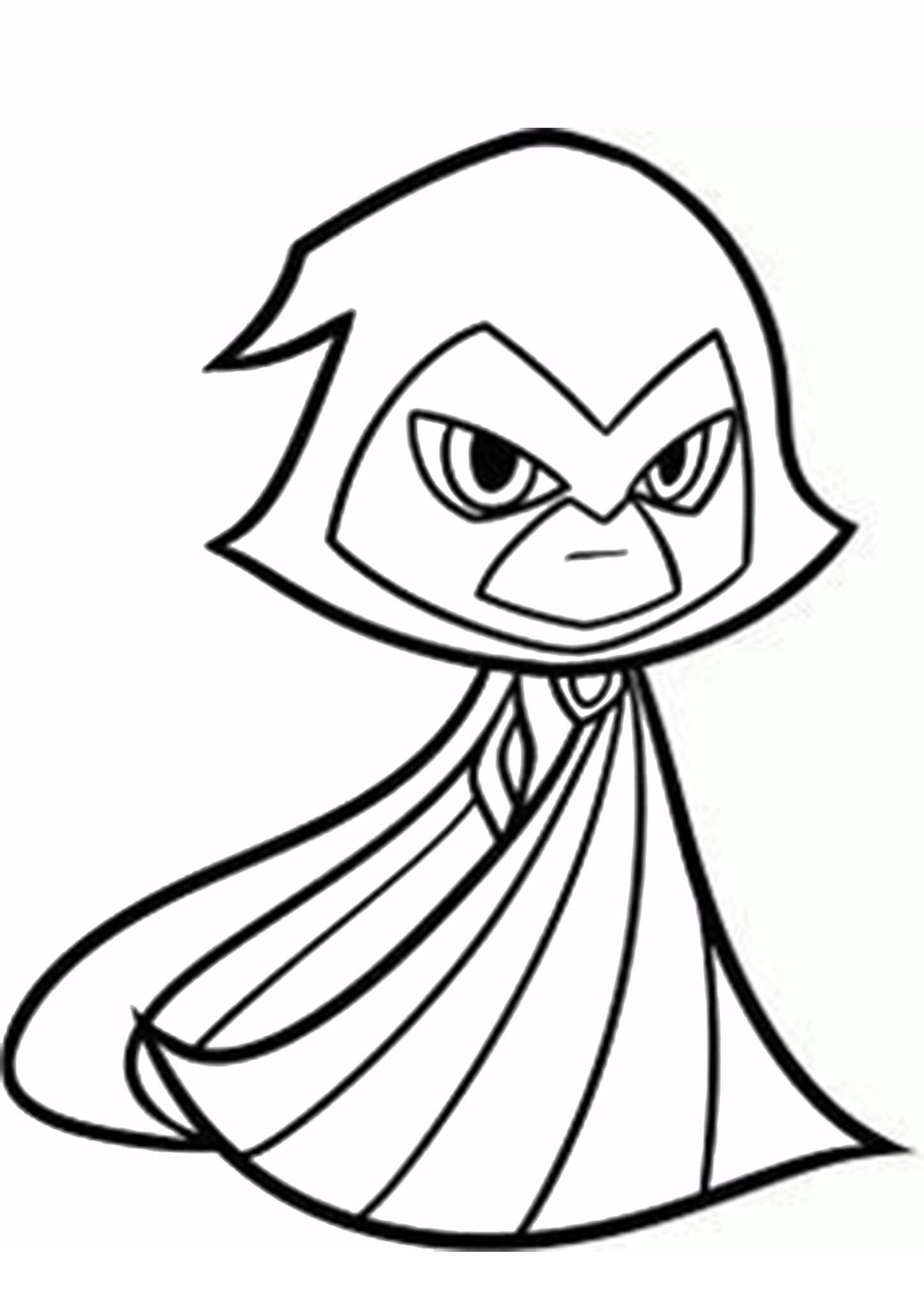 Free & Easy To Print Teen Titans Go Coloring Pages - Tulamama