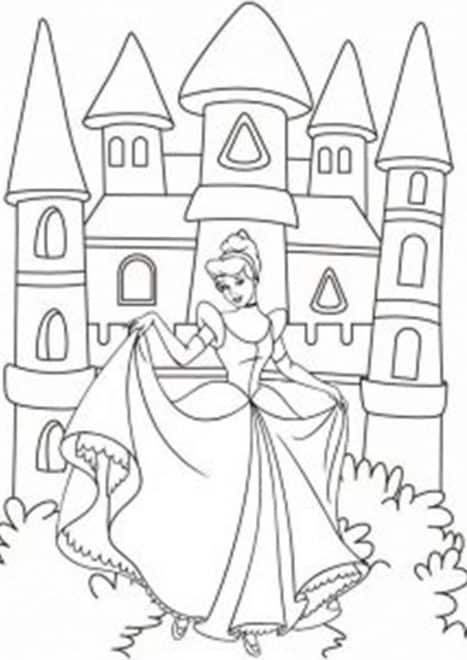 Free & Easy To Print Castle Coloring Pages - Tulamama