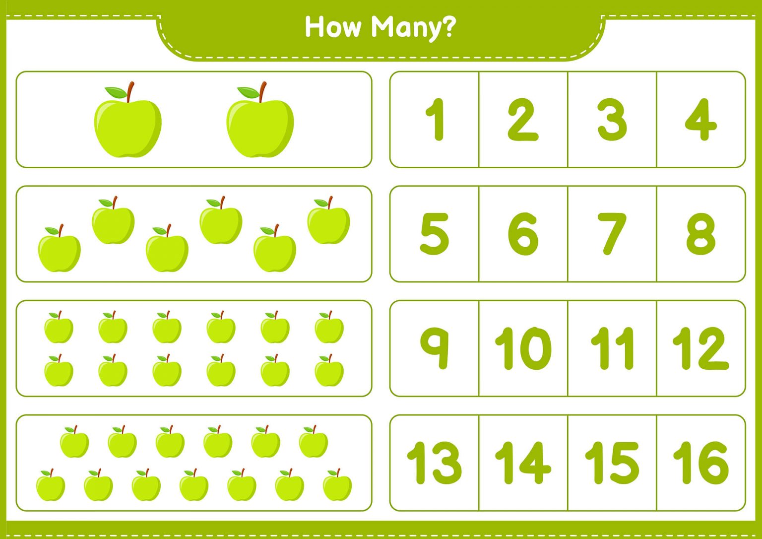 Free Printable Counting Worksheets For Kids - Tulamama