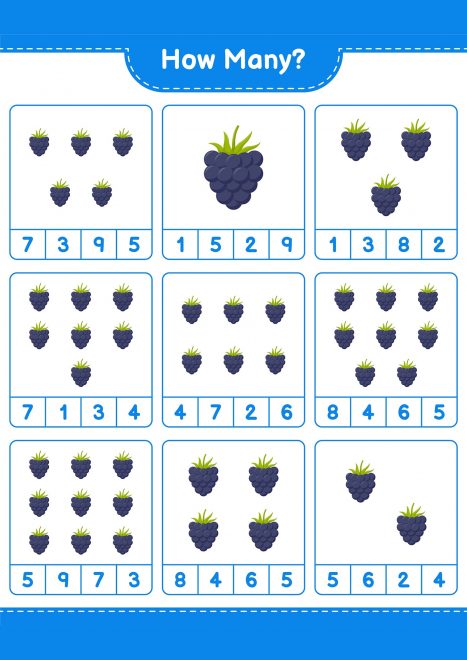 Free Printable Counting Worksheets For Kids - Tulamama