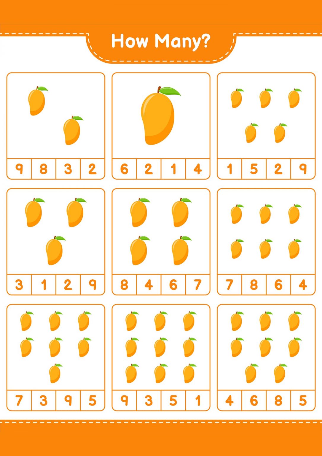 Free Printable Counting Worksheets For Kids - Tulamama