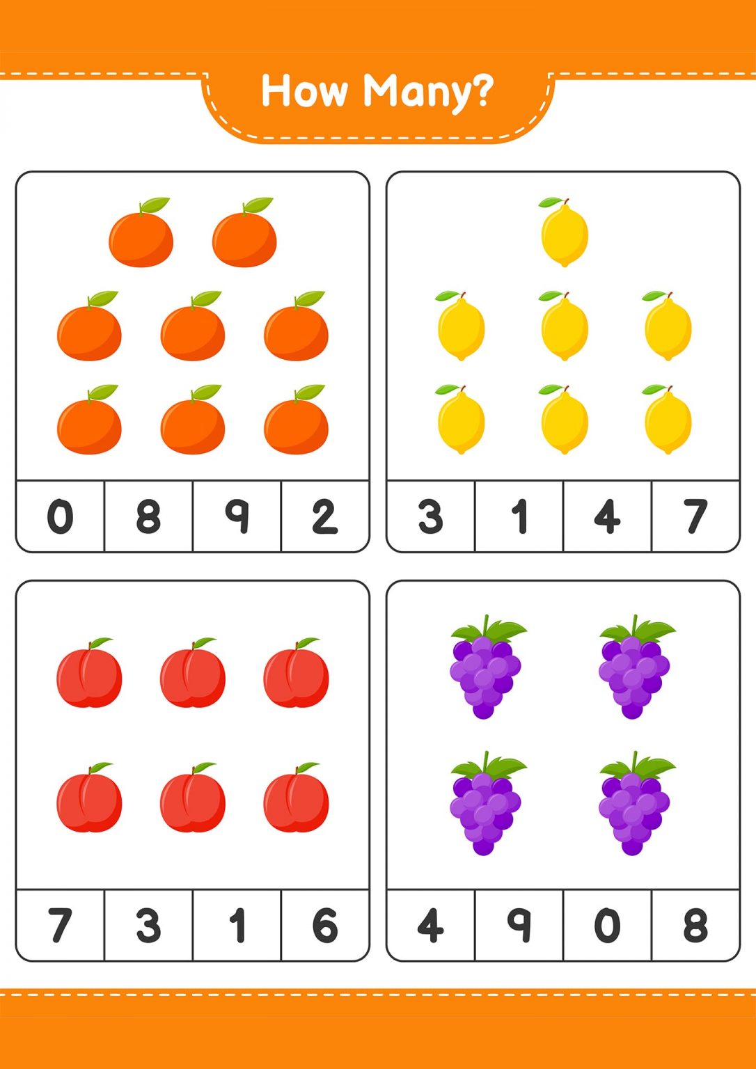 Free Printable Counting Worksheets For Kids - Tulamama