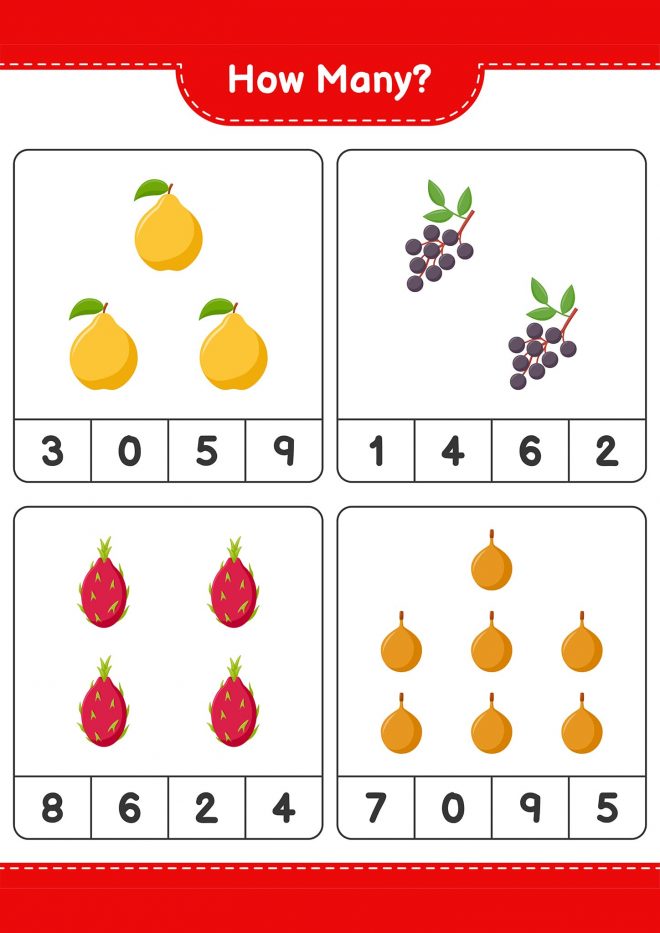 Free Printable Counting Worksheets For Kids - Tulamama