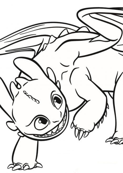 Free & Easy To Print How To Train Your Dragon Coloring Pages - Tulamama