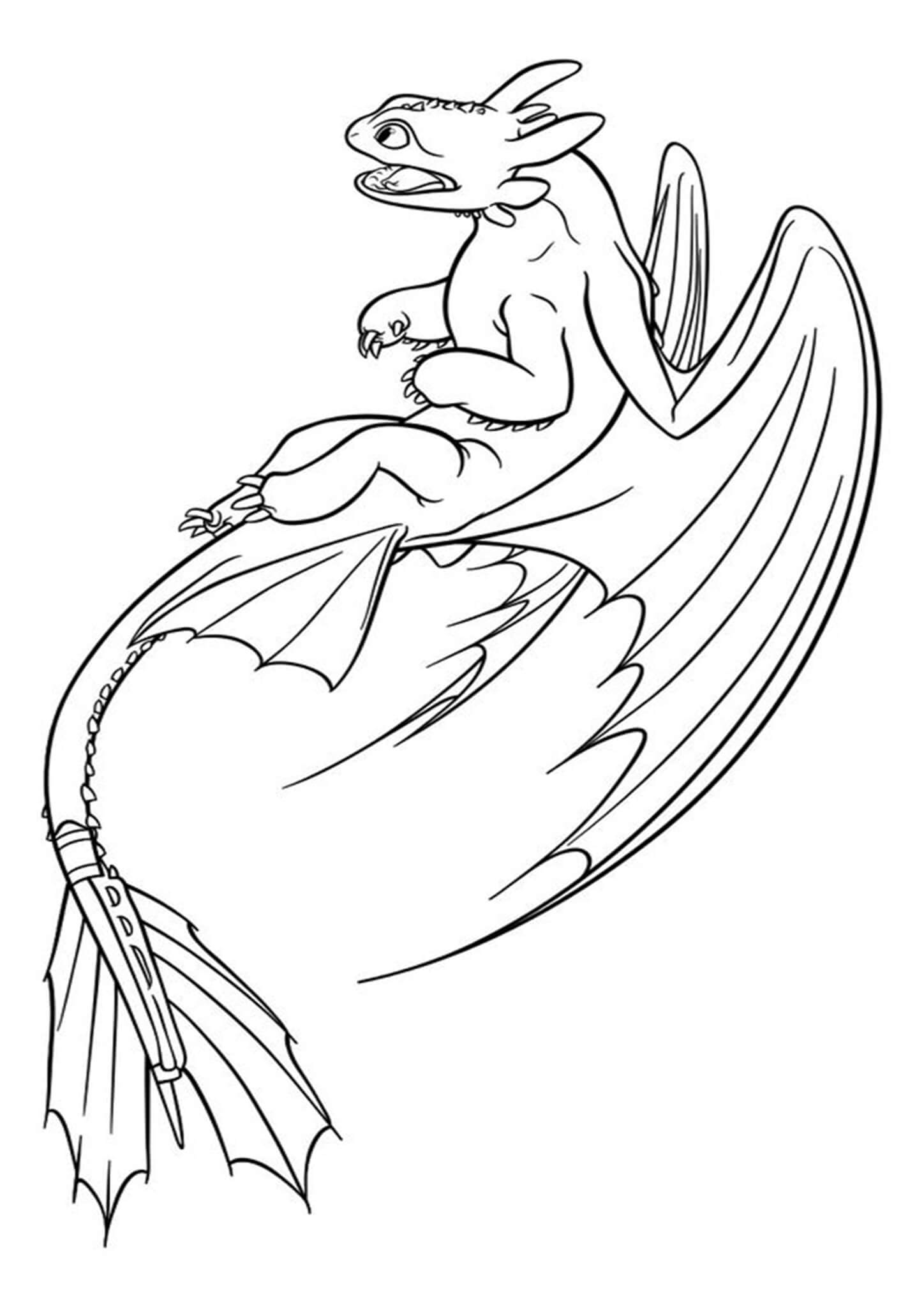 Free & Easy To Print How To Train Your Dragon Coloring Pages - Tulamama