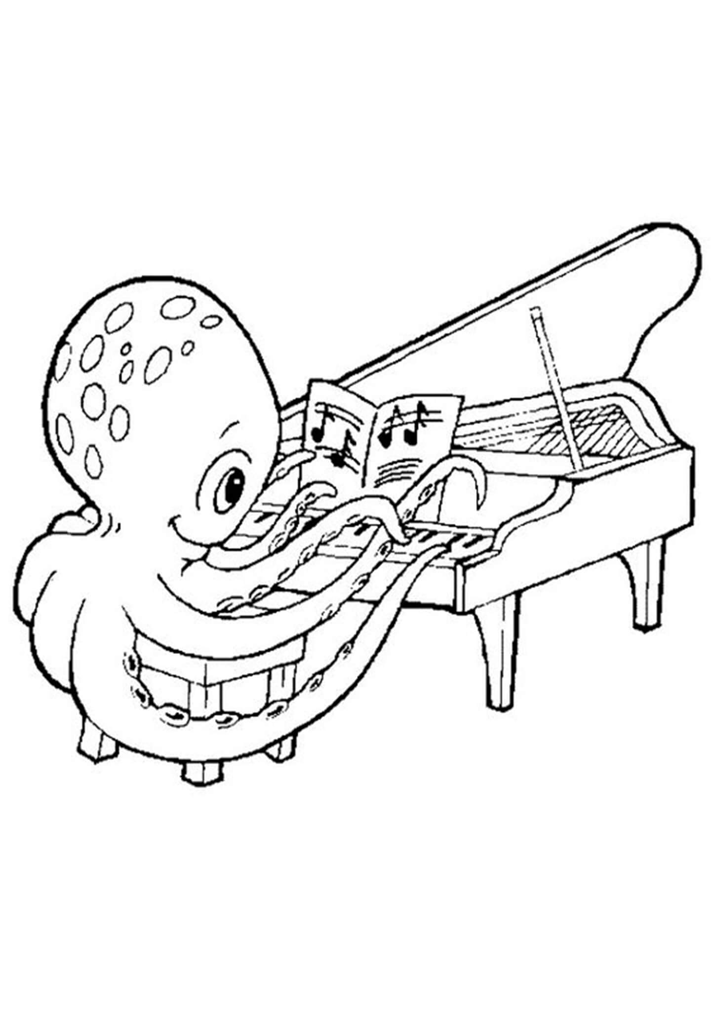 Free &Amp; Easy To Print Music Coloring Pages - Tulamama