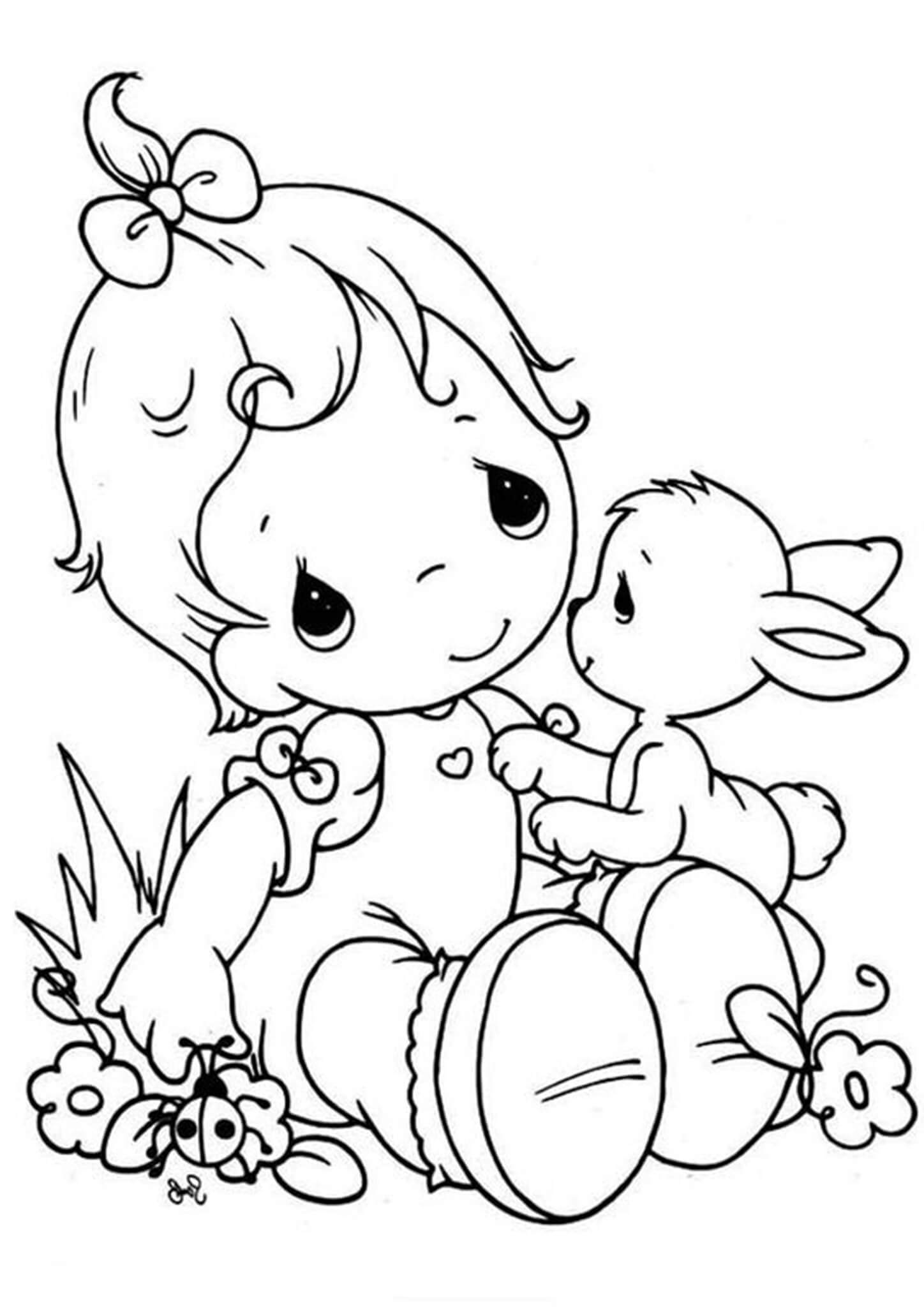 Free & Easy To Print Precious Moments Coloring Pages Tulamama