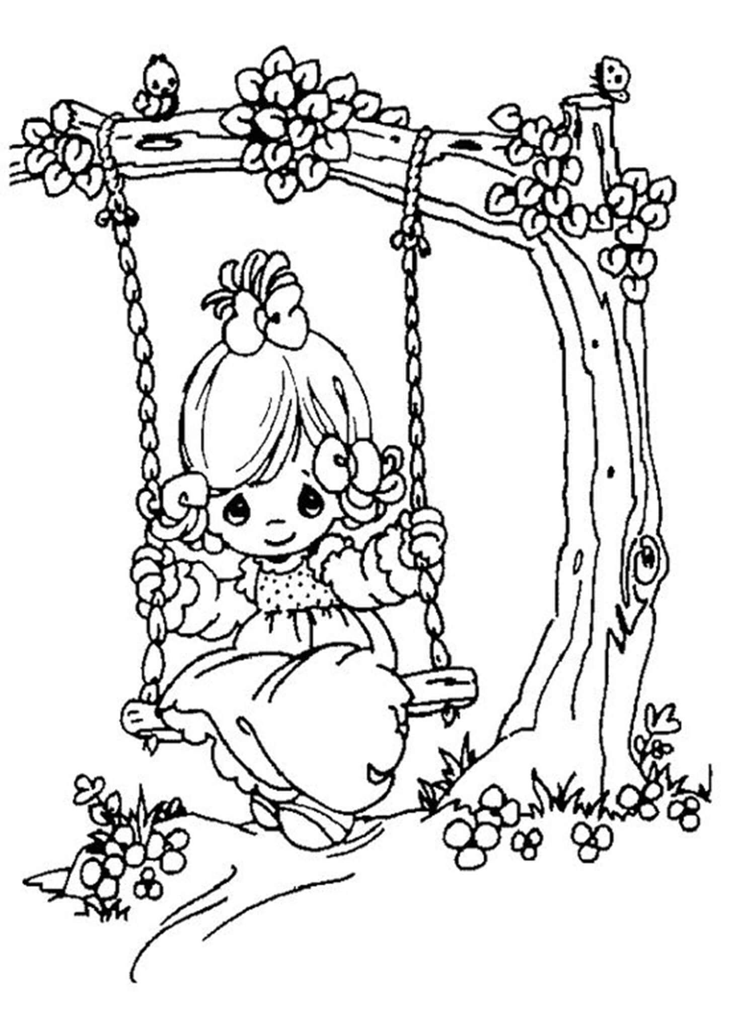 Free & Easy To Print Precious Moments Coloring Pages - Tulamama