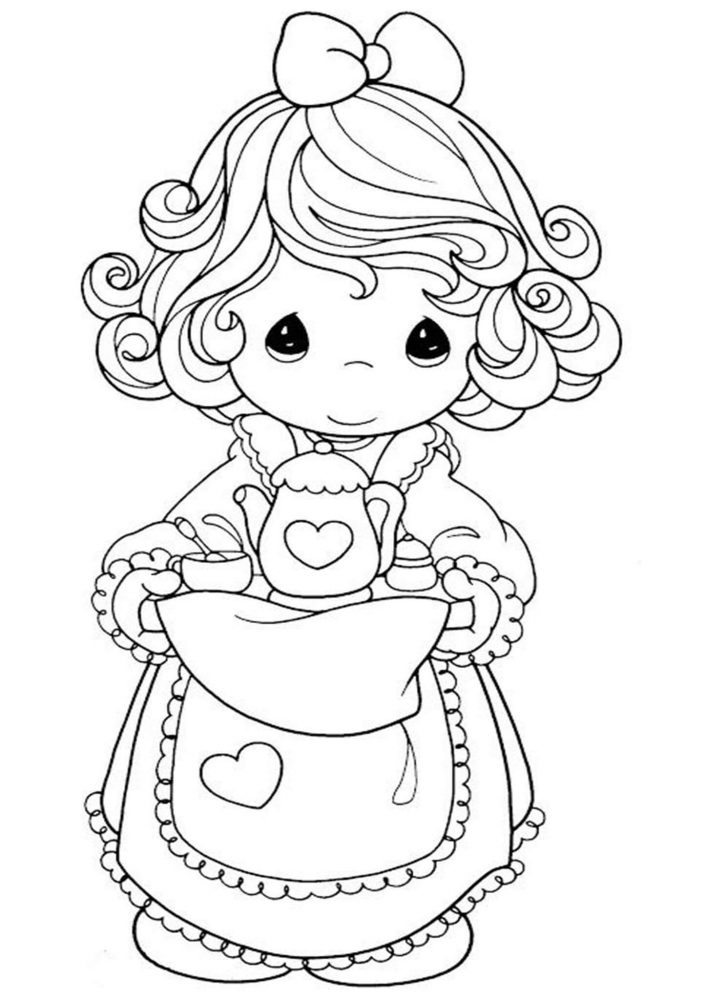 Free Easy To Print Precious Moments Coloring Pages Tulamama