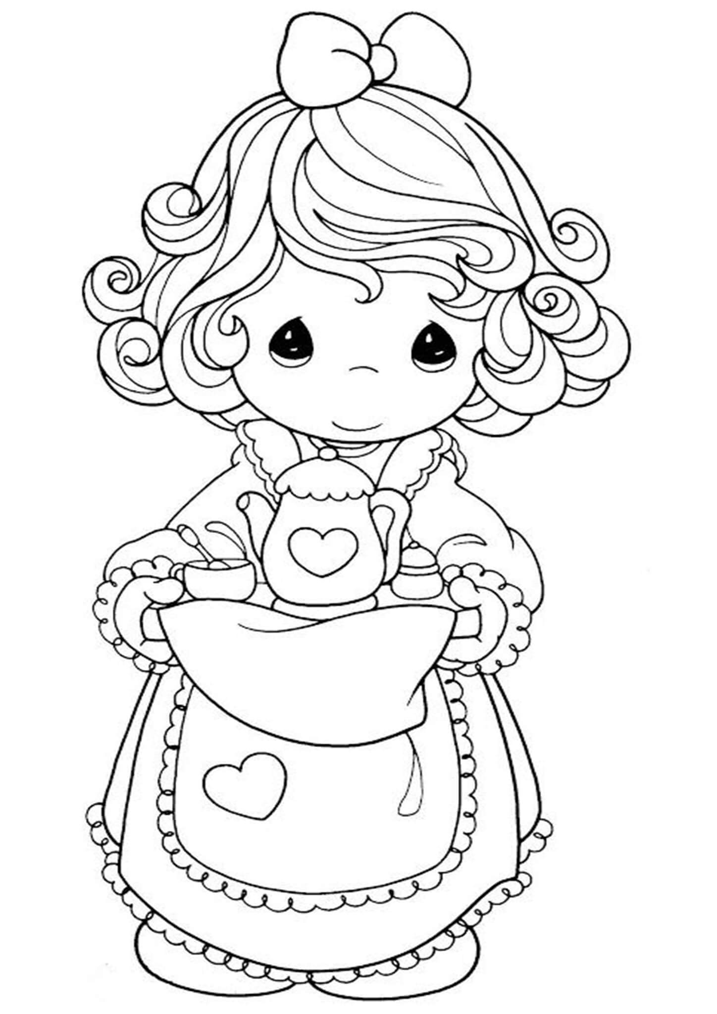 Free & Easy To Print Precious Moments Coloring Pages - Tulamama
