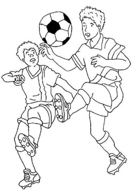 Free & Easy To Print Soccer Coloring Pages - Tulamama