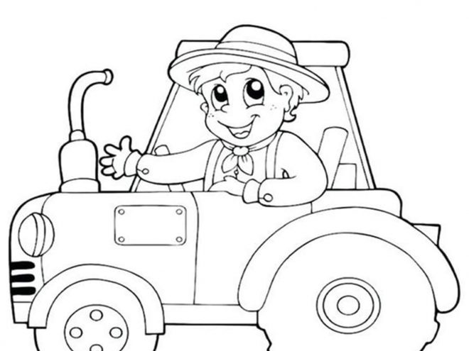 Free Easy To Print Tractor Coloring Pages Tulamama