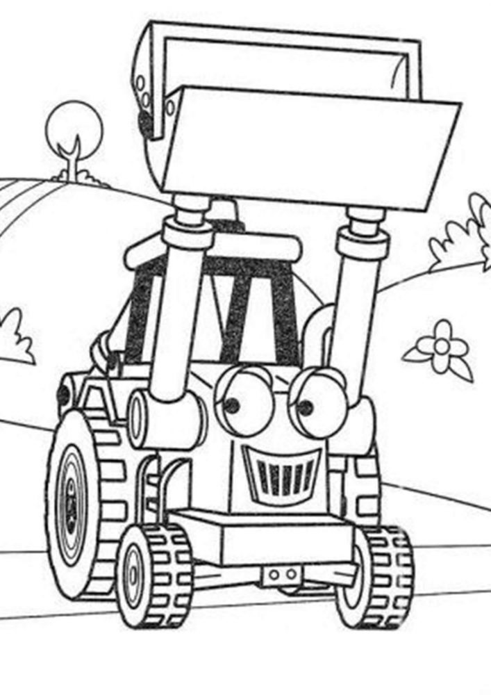 Fun Tractor coloring pages for your little one. They are free and easy to print. The collection is varied with different skill levels