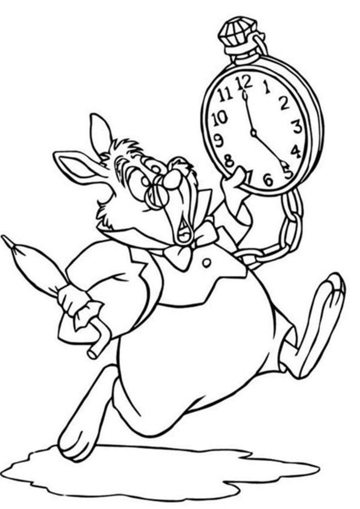 Fun Alice in Wonderland coloring pages for your little one. They are free and easy to print. The collection is varied with different skill levels