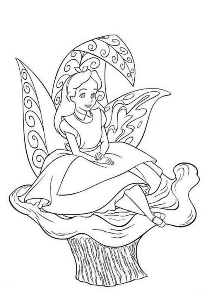 Fun Alice in Wonderland coloring pages for your little one. They are free and easy to print. The collection is varied with different skill levels