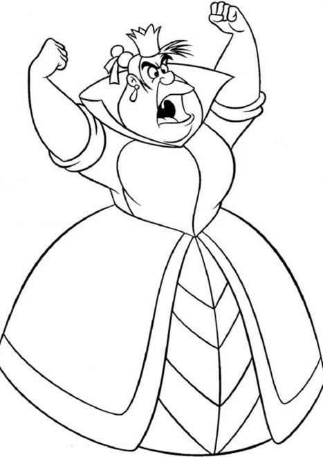 Free & Easy To Print Alice in Wonderland Coloring Pages - Tulamama