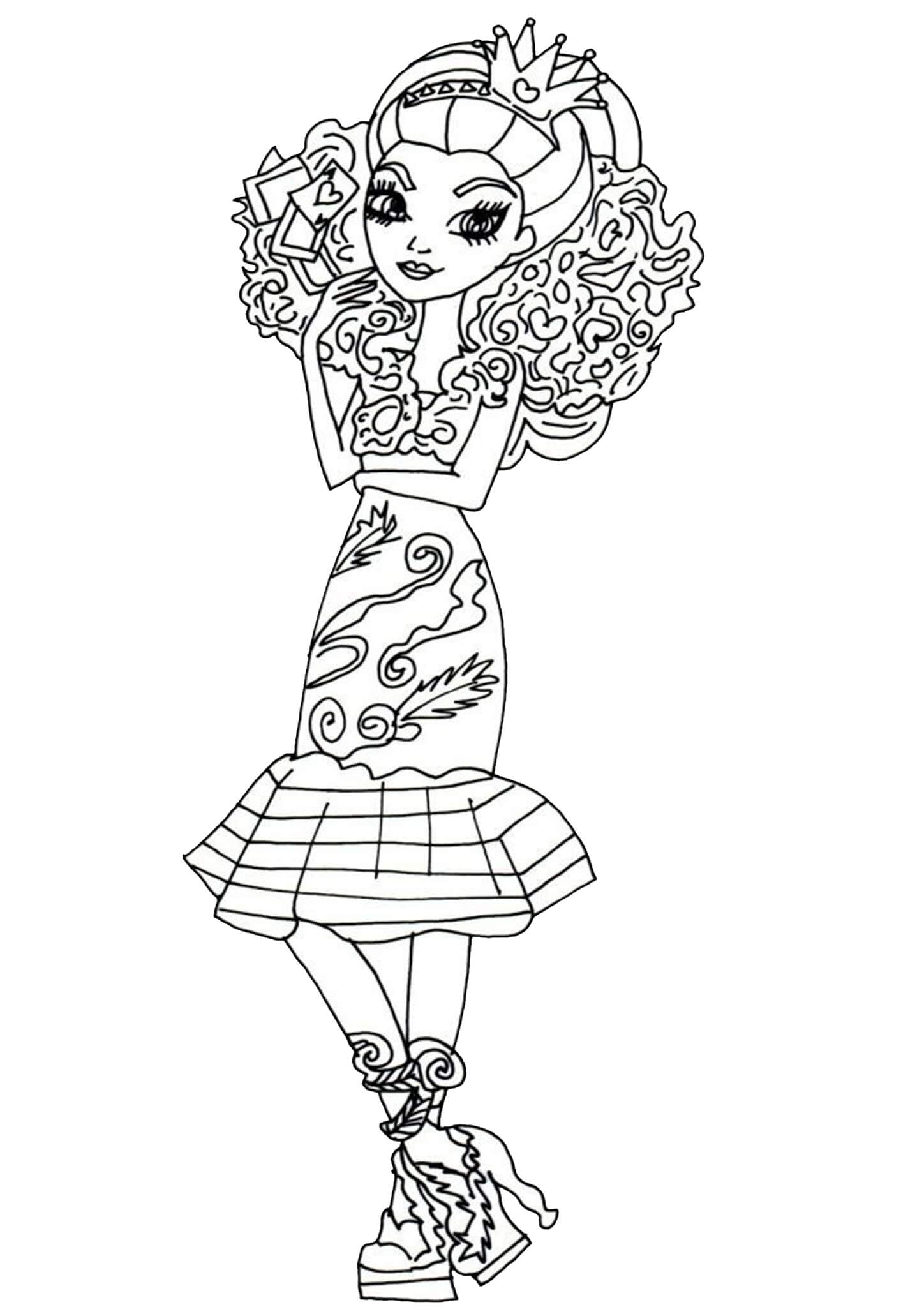 Free & Easy To Print Ever After High Coloring Pages - Tulamama