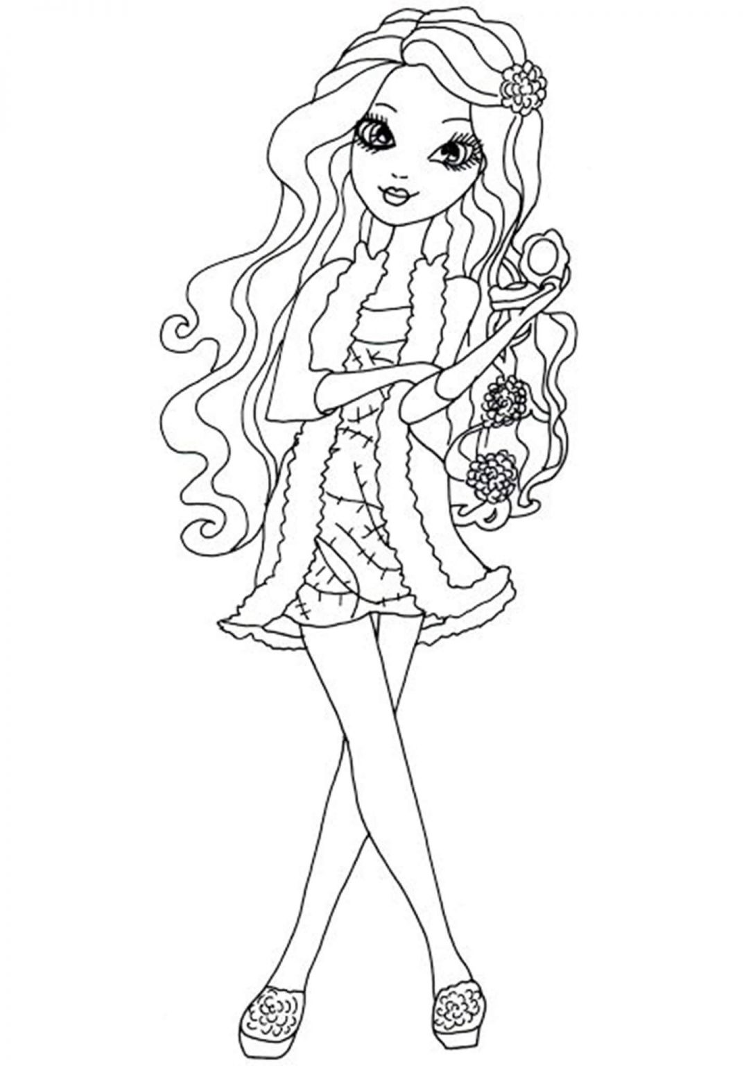 Free & Easy To Print Ever After High Coloring Pages - Tulamama