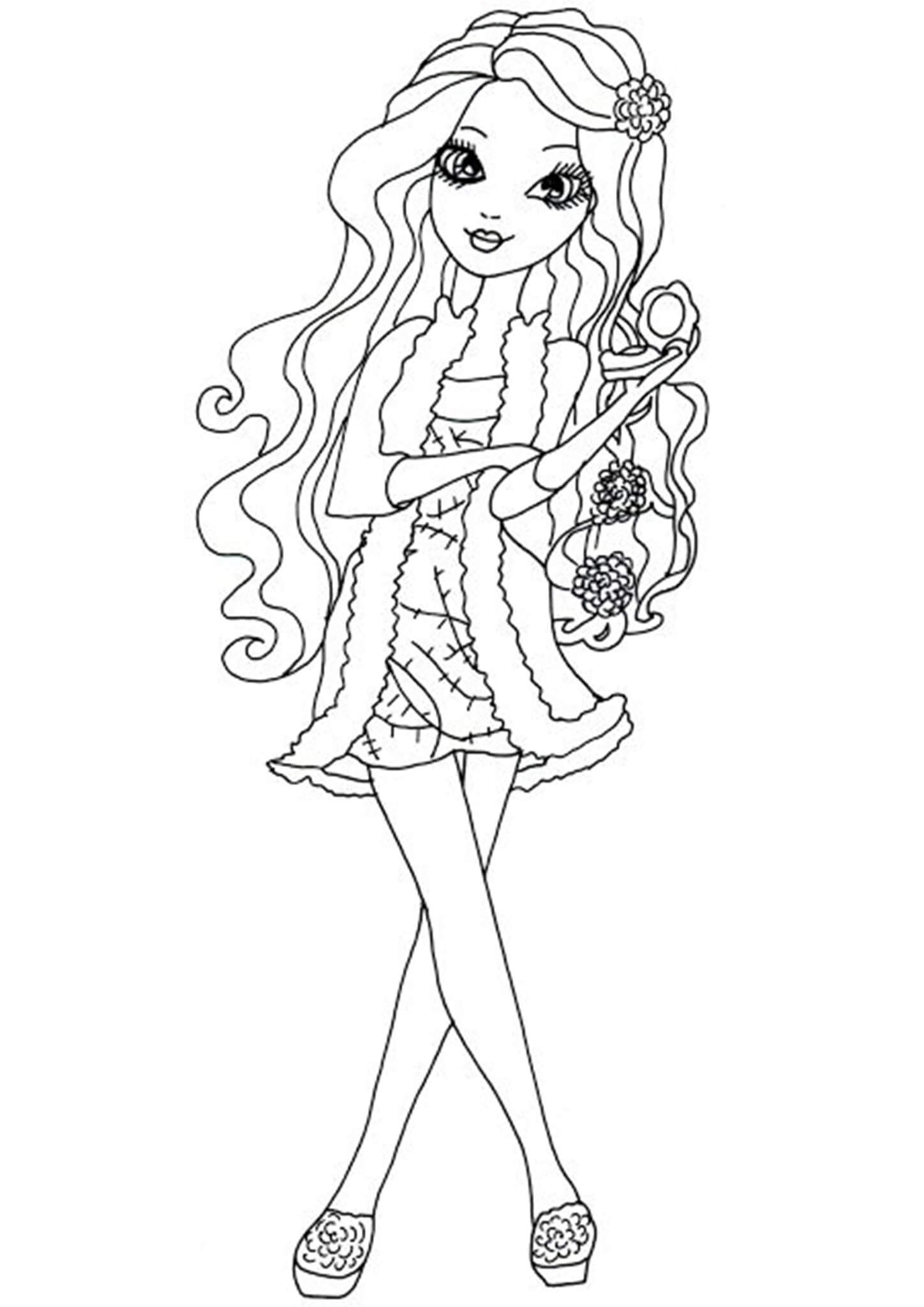 Free & Easy To Print Ever After High Coloring Pages - Tulamama