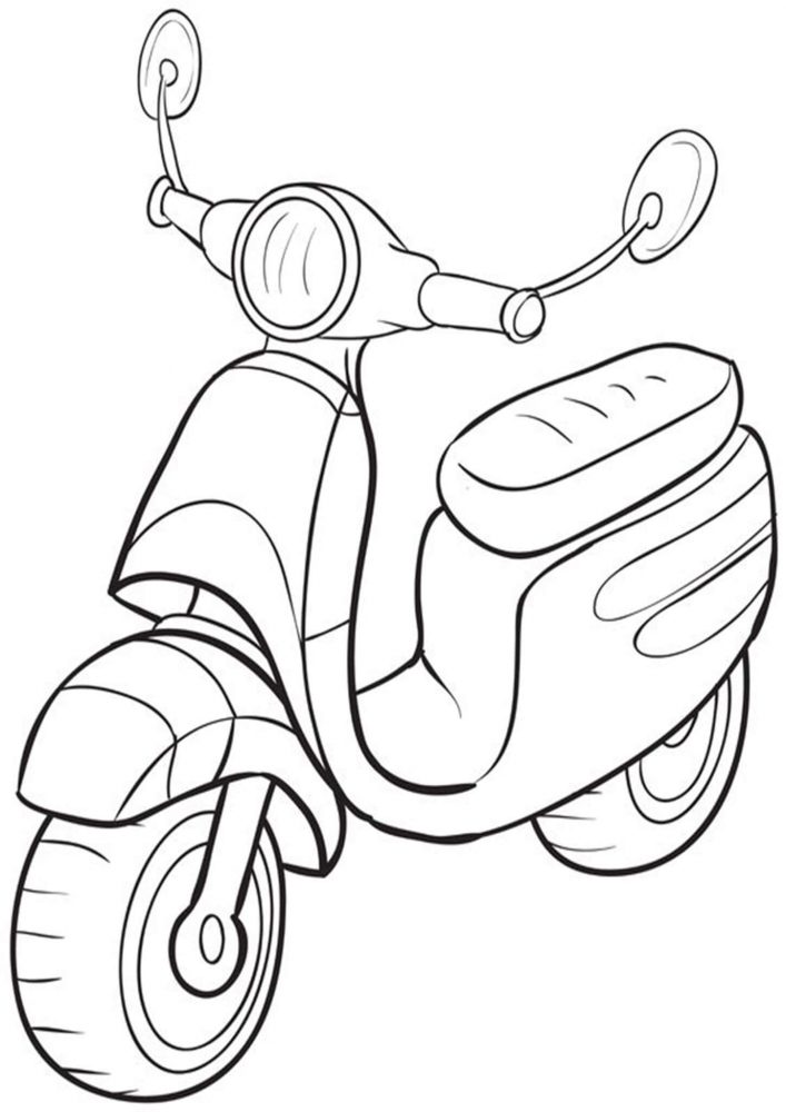 free easy to print motorcycle coloring pages tulamama