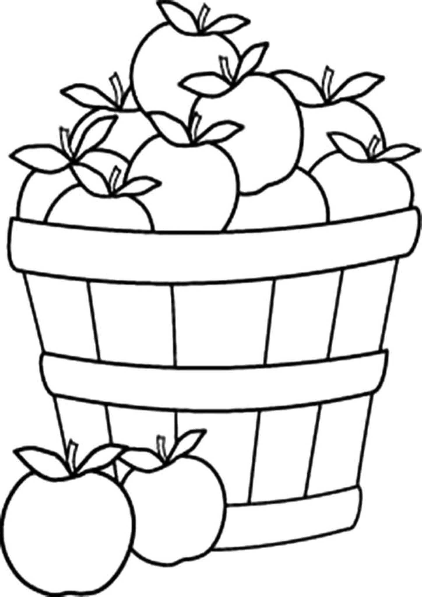 Free &Amp; Easy To Print Apple Coloring Pages - Tulamama