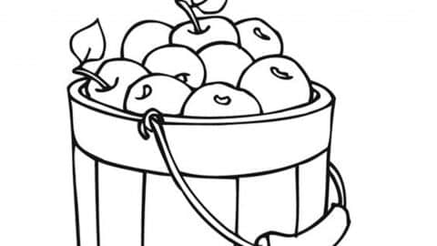 apple coloring pages