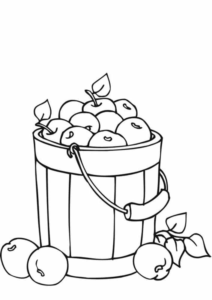 Free & Easy To Print Apple Coloring Pages - Tulamama