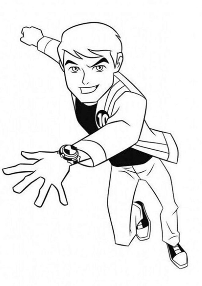 Free & Easy To Print Ben 10 Coloring Pages - Tulamama